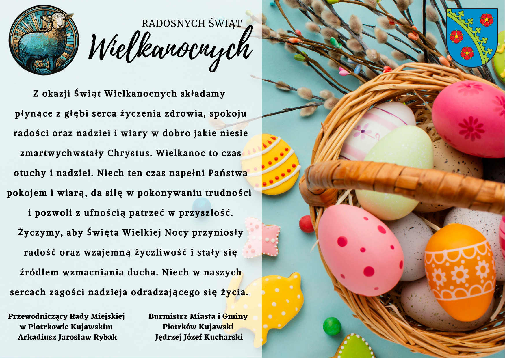 Życzenia z okazji Świąt Wielkanocnych 